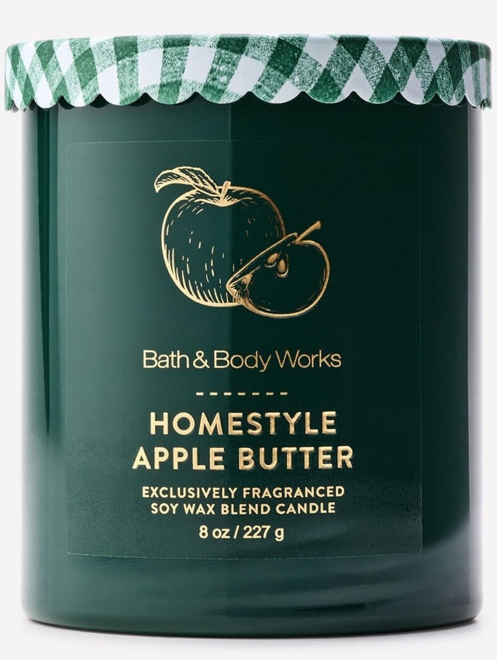 Bath & Body Works Homestyle Apple Butter Candle NEW RARE Jam Jar Style Decor